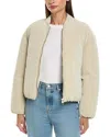 Apparis Leni Padded Bomber In White