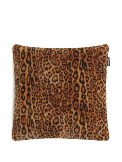 Apparis Leopard Jules Pillow In Brown