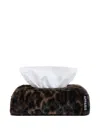Apparis Leopard Long Tissue Box Cover In Brown