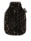 Apparis Leopard Meena Hot Water Bottle In Brown
