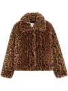 Apparis 'elis' Brown Jacket With Collar In Brown