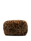 Apparis Leopard-print Wallet In Brown