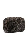 Apparis Leopard Zip Pochette In Pattern