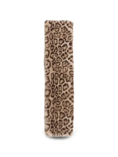 Apparis Leopard-print Scarf In Animal Print