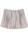 Apparis Levi Bubble Miniskirt In Grey