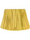 Apparis Levi Bubble Miniskirt In Yellow