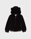 Apparis Milly Plant-based Fur Coat In Noir