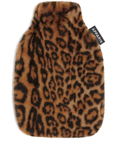 Apparis Logo-patch Leopard Bottle Cover