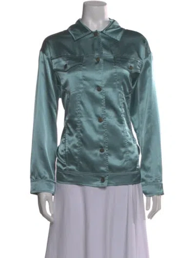 Pre-owned Apparis Long Sleeve Top In Blue