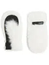 Apparis Lumi Gloves Blanc In White