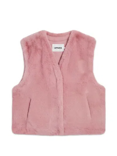 Apparis Kids' Lyle Faux-fur Gilet In Multi