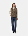Apparis Lyle Leopard Vest In Light Leopard