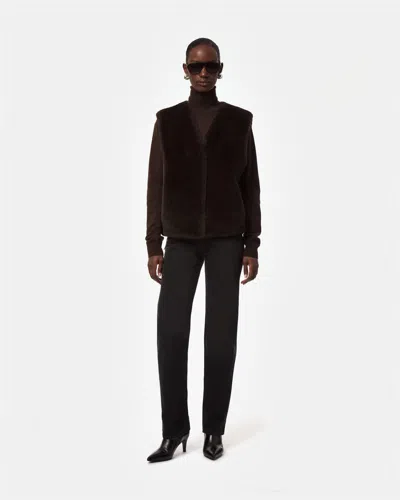 Apparis Lyle Vest In Espresso
