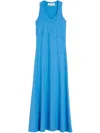 Apparis Lynn Double Layer Dress In Oasis In Blue