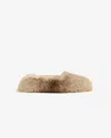 Apparis Magda Mink Flat Slipper In Neutral