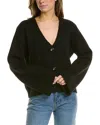 Apparis Marcella 2 Polyester Cardigan In Black In Black