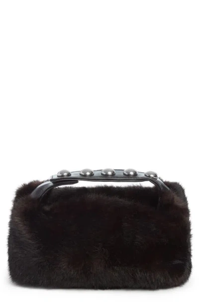 Apparis Marfa Faux Mink Top Carry Handle Pouch