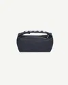 Apparis Marfa Studded Denim Pochette Top-handle Bag
