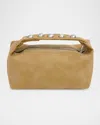 Apparis Marfa Faux Leather Pochette In Brown