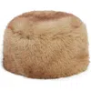 Apparis Margot Faux Fur Pillbox Hat In Brown