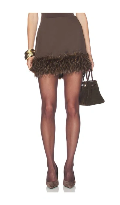 Apparis Meadow Skirt In Brown