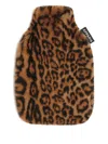 Apparis Meena Leopard Hot Water Bottle In Brown