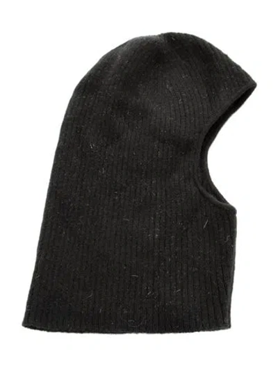 Pre-owned Apparis Men's Black Balaclava With Cut-out Accent At Front. One Size Fits All.