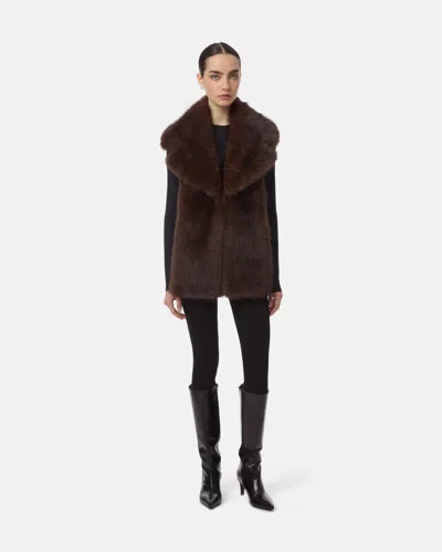 Apparis Mia Sable Collar In Red