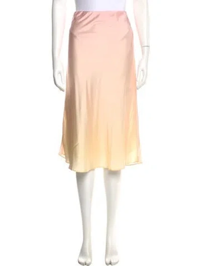 Pre-owned Apparis Midi Length Skirt In Pink