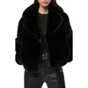 Apparis Miller Faux-fur Jacket In Noir