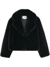 Apparis Miller Faux-fur Jacket In Black