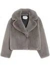 Apparis Miller Faux-fur Jacket In Grey