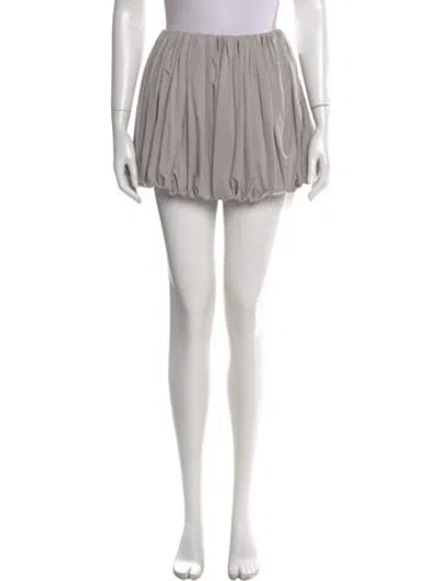 Pre-owned Apparis Mini Skirt In Gray