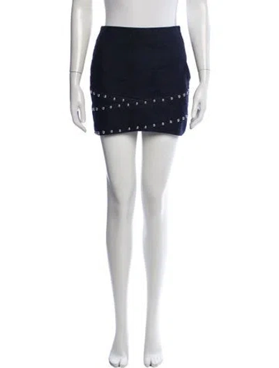 Pre-owned Apparis Mini Skirt W/ Tags In Neutrals