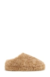 Apparis Misha Faux Fur Mule Slipper In Brown
