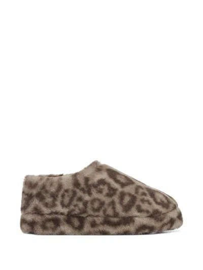 Apparis Misha Leopard-print Loafers In Multi