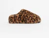 Apparis Astro Faux-fur Leopard-print Slippers In Multi