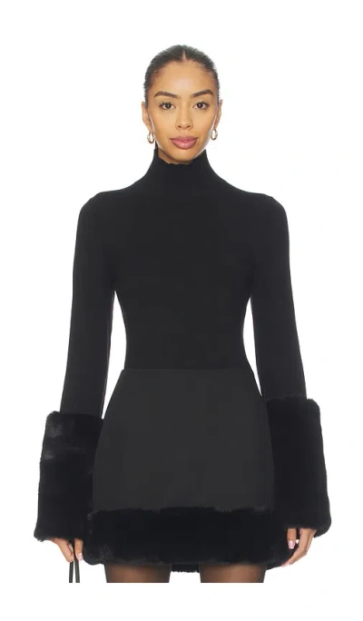 Apparis Mountain Cuff Turtleneck In Black