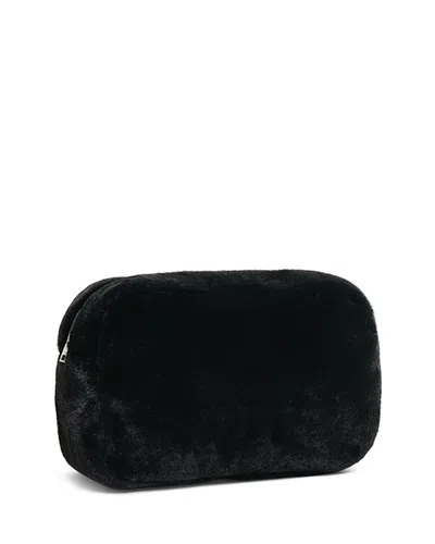 Apparis Noor Faux Fur Pouch In Black