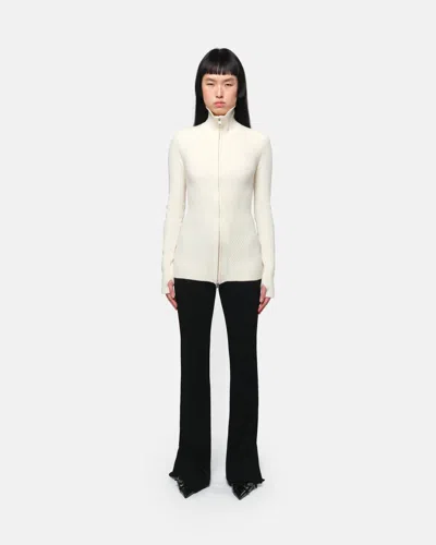 APPARIS NOVA CREAM ZIP-UP CARDIGAN