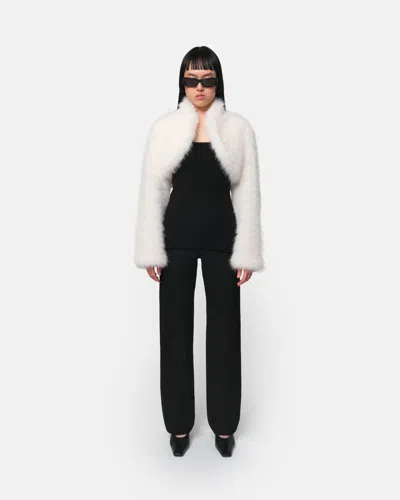 APPARIS ODETTE BOLERO BLANC