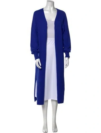 Pre-owned Apparis Open Front Sweater In Blue