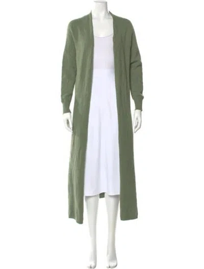 Pre-owned Apparis Open Front Sweater In Green