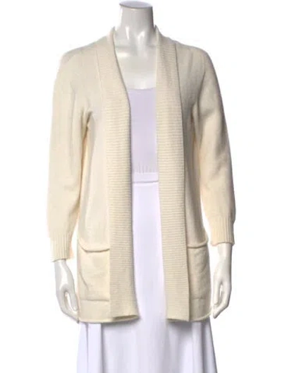 Pre-owned Apparis Open Front Sweater In Neutral