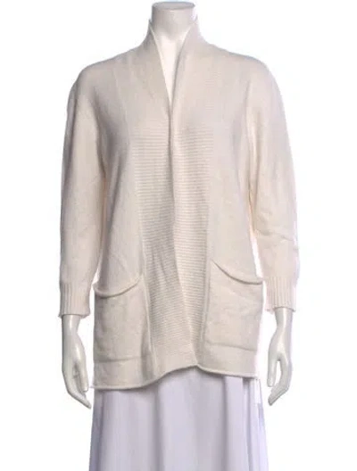 Pre-owned Apparis Open Front Sweater In Neutrals