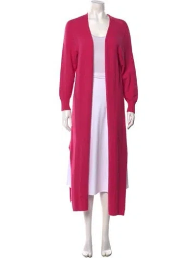 Pre-owned Apparis Open Front Sweater In Pink