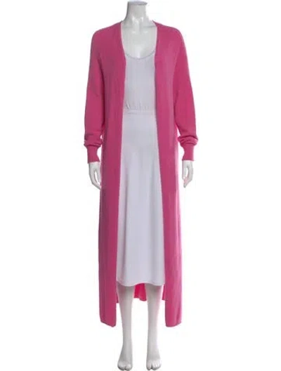 Pre-owned Apparis Open Front Sweater In Pink