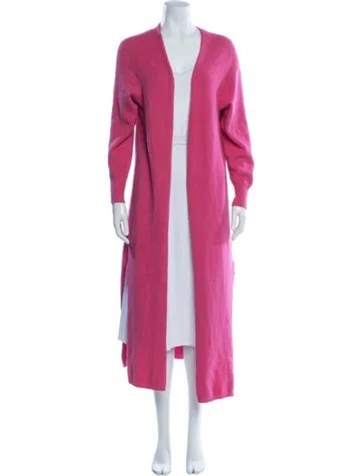 Pre-owned Apparis Open Front Sweater In Pink