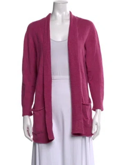 Pre-owned Apparis Open Front Sweater In Pink