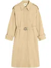 Apparis Ozzy Water Repellent Trench Coat In Neutrals